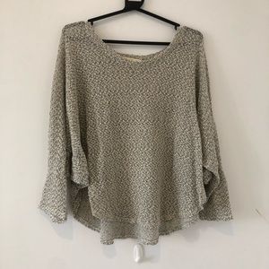 Urban Outfitters light weight gray/ ivory sweater